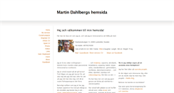 Desktop Screenshot of martindahlberg.com